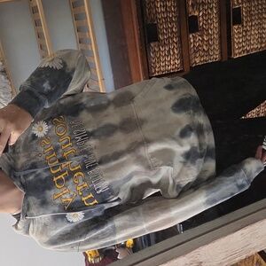 Simply Southern Gray and Yellow Hoodie